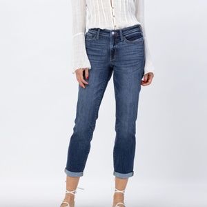 Judy Blue Boyfriend Jeans Dark Wash